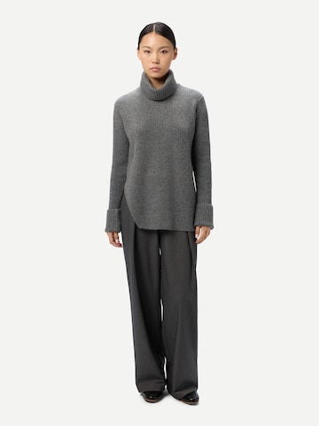 GOBI Cashmere Tröja 'Cashmere Sweater with Detachable Collar' i grå