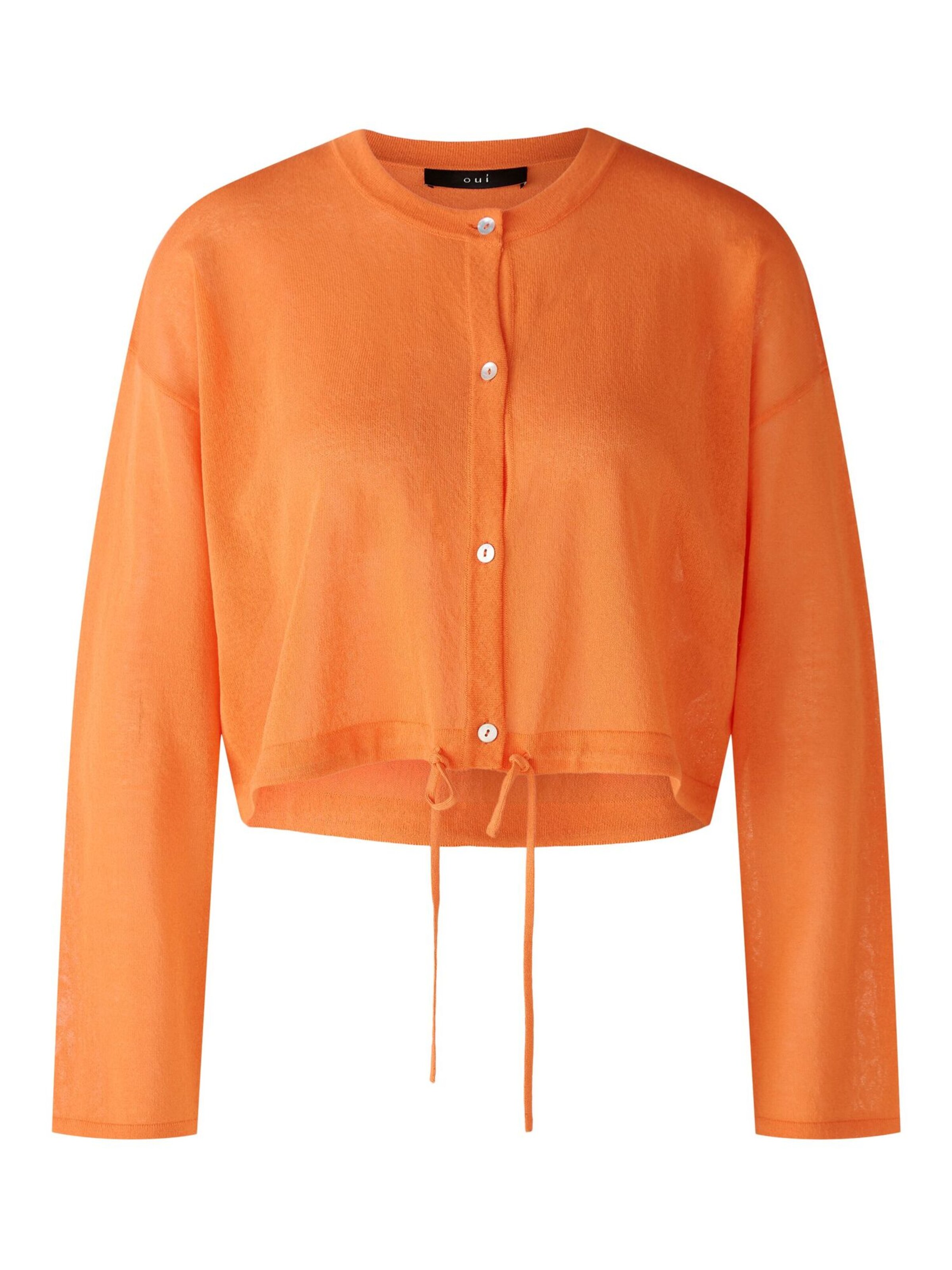 OUI Knit Cardigan in Orange: front