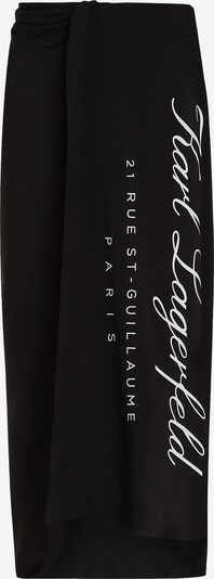 Karl Lagerfeld Pludmales dvielis, krāsa - melns / balts, Preces skats