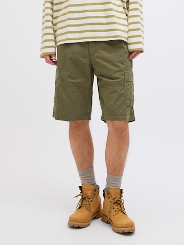 JACK & JONES - regular Pantalón cargo 'JWHZEUS' en verde: frente