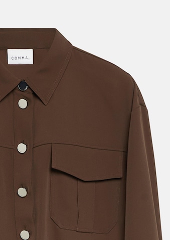 COMMA Bluse in Braun