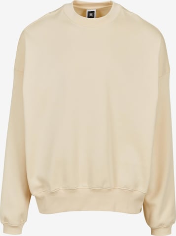 Sweat-shirt DEF en beige : devant