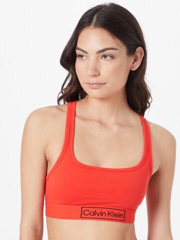 Calvin Klein Underwear Bralette Bra in Red: front