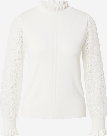 Oasis Sweater in White: front