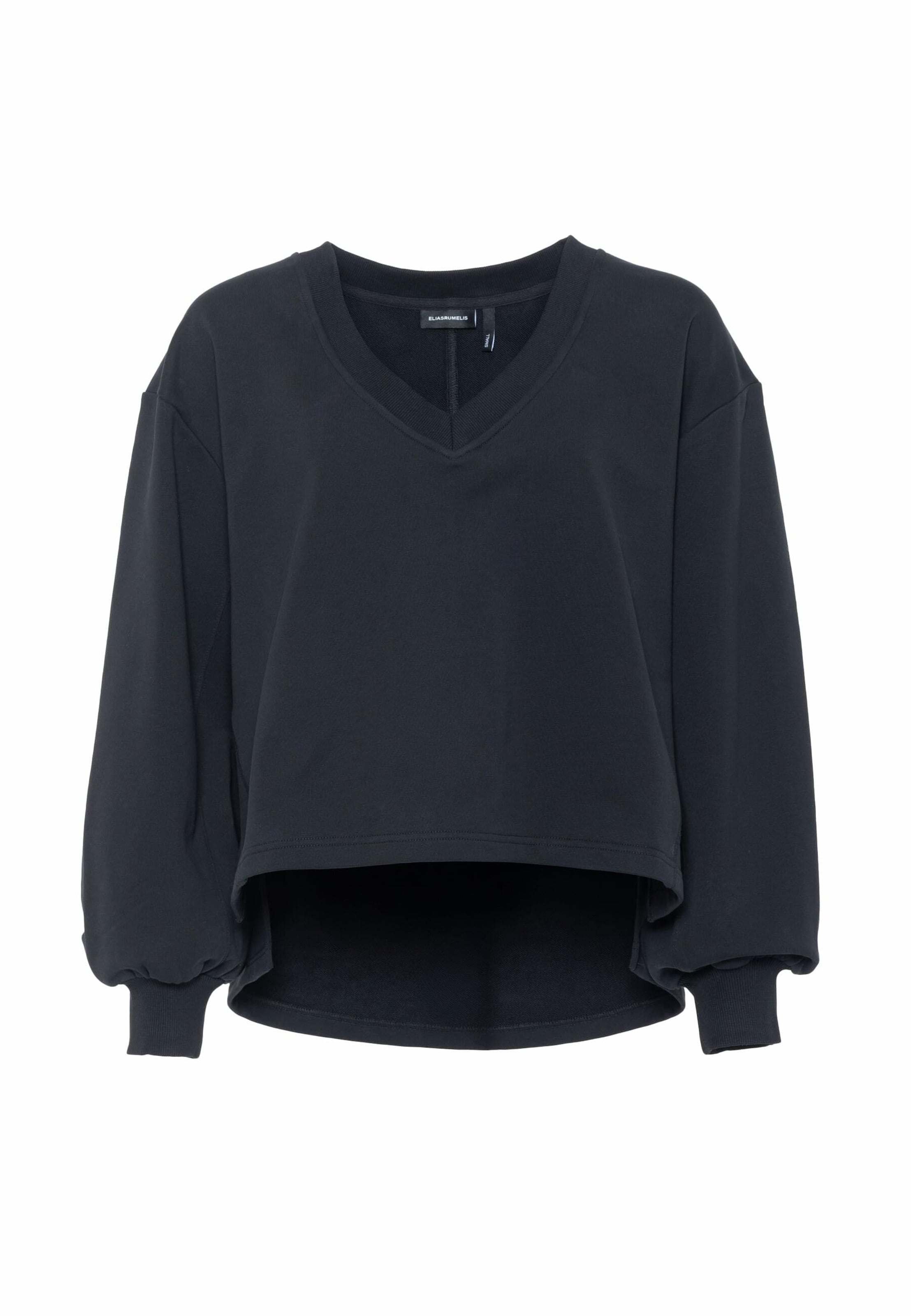 Elias Rumelis Sweat-shirt 'Hazel' en noir, Vue avec produit