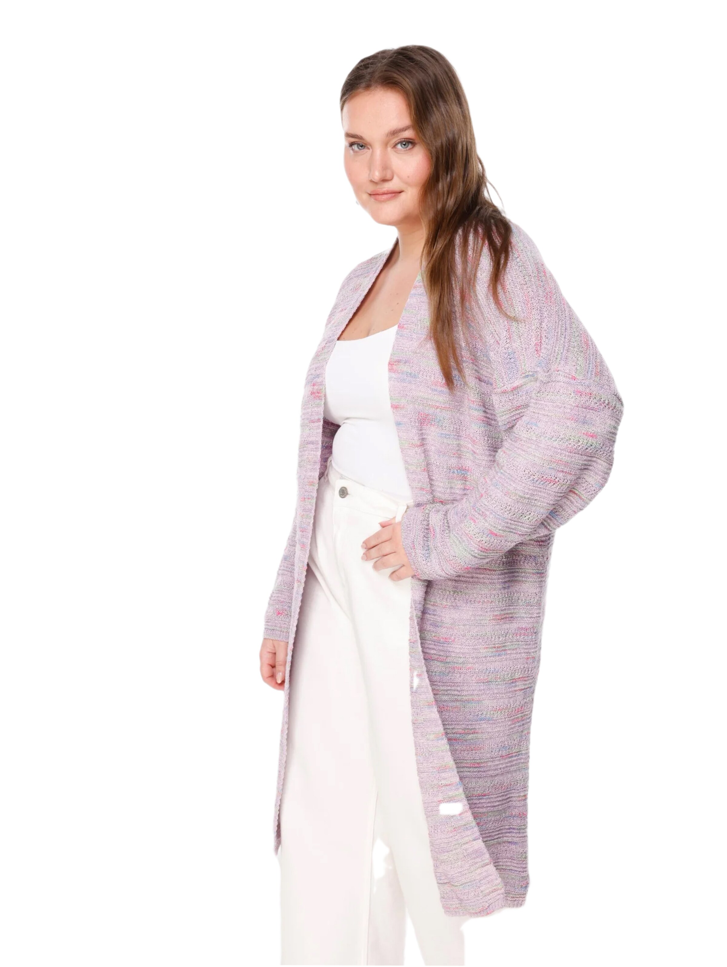 Shape Of You Strickjacke in Lila