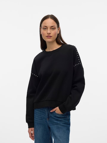 VERO MODA Tréning póló 'VMLOTTE' - fekete: elől