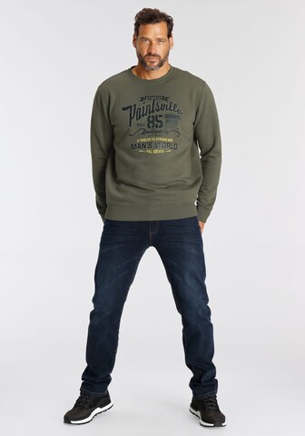 Man's World Sweatshirt in Grün