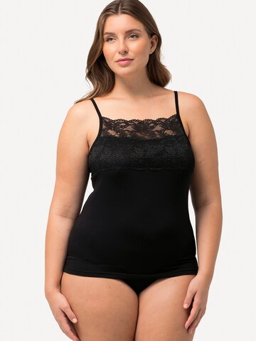 Ulla Popken Undershirt in Black: front