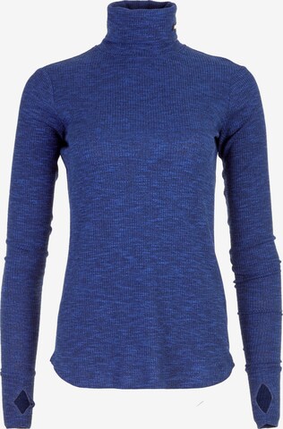 HELMIDGE Rollkragenpullover in Blau: predná strana