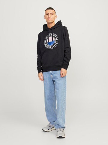 JACK & JONES Sweatshirt 'Cobin' in Zwart