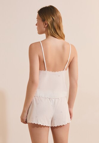 ETAM Schlafshirt 'PETAL' in Beige