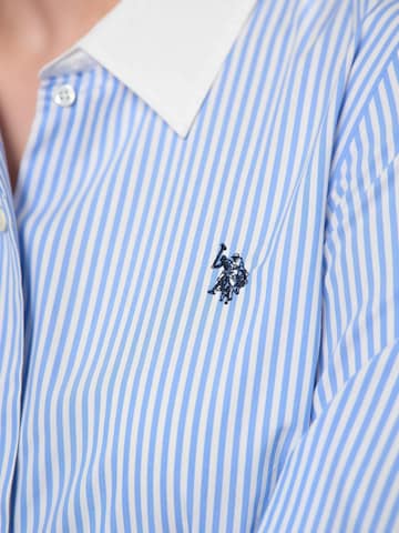 T-shirt ' UWLalla ' U.S. POLO ASSN. en bleu : devant