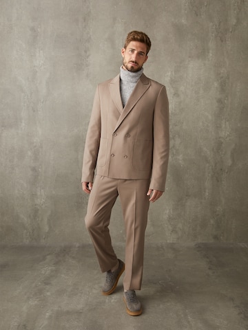 ABOUT YOU x Kevin Trapp Regular fit Suit Jacket 'Jano' in Brown