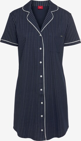 s.Oliver Nightgown in Blue: front