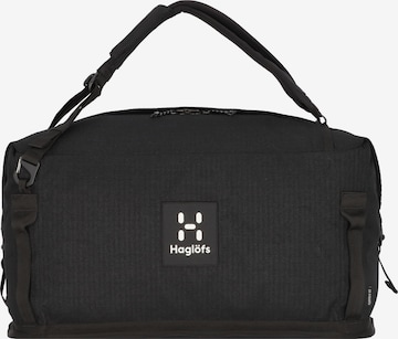 Haglöfs Travel Bag in Black: front
