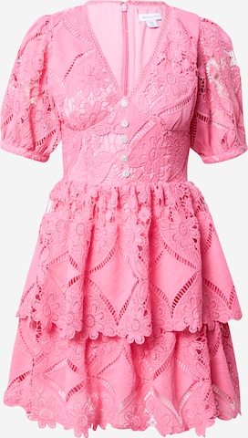 rožinė Warehouse Palaidinės tipo suknelė: priekis