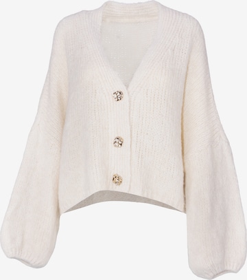 Cardigan oversize 'Jojo' Seasons of April en beige : devant