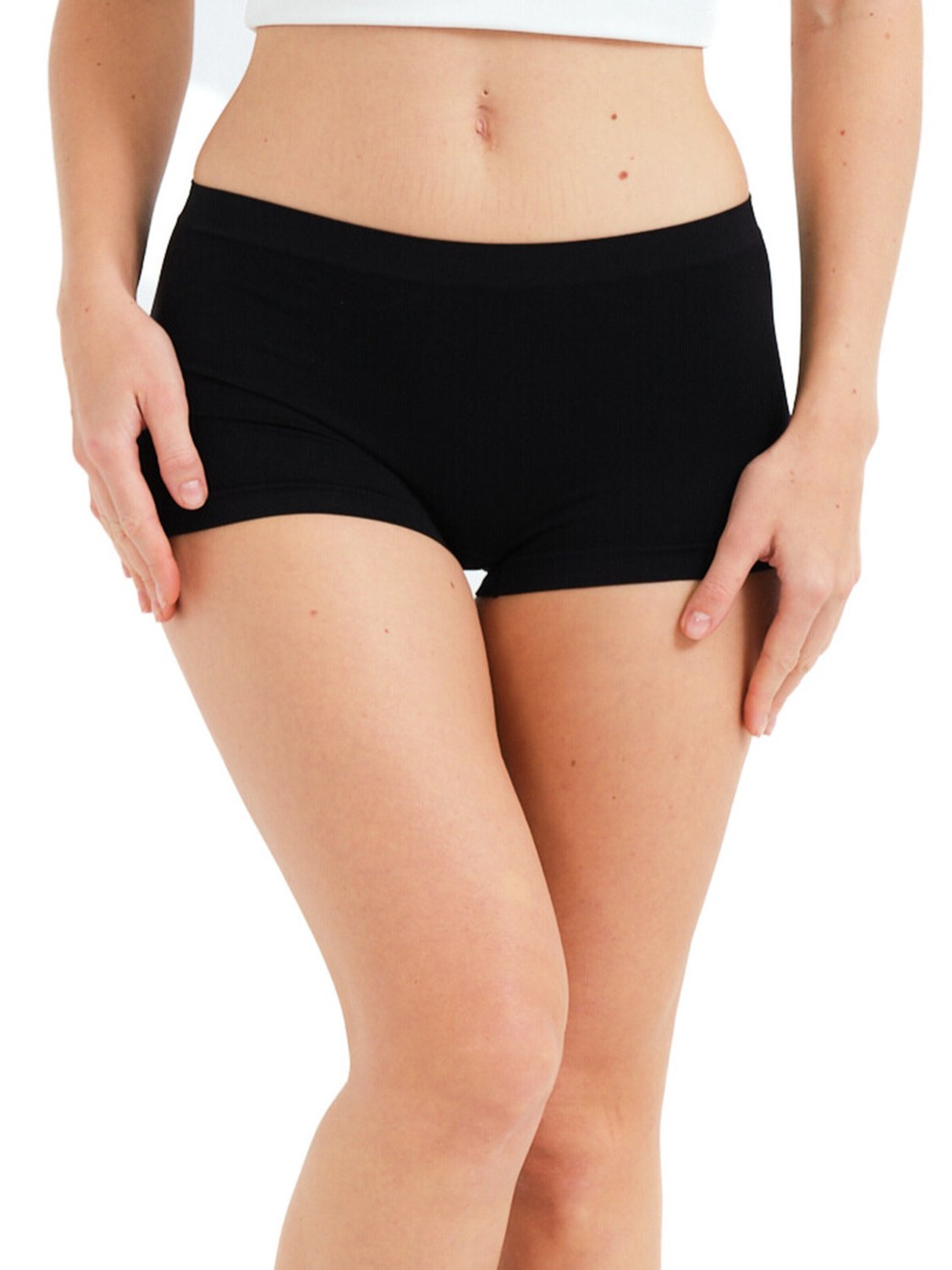Boardshorts Justever en noir : devant