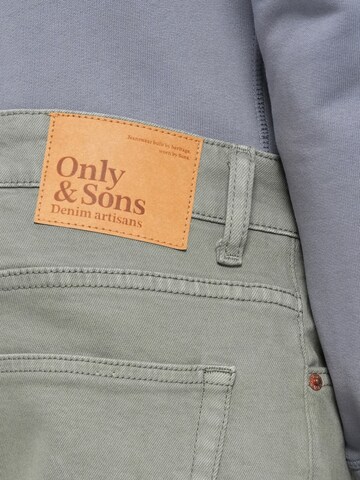 Only & Sons Szabványos Farmer 'ONSEDGE' - zöld