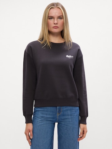 Pepe Jeans Sweatshirt 'LETHA' i svart: framsida