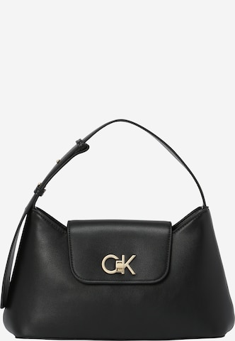 Calvin Klein - Bolso de hombro en negro: frente