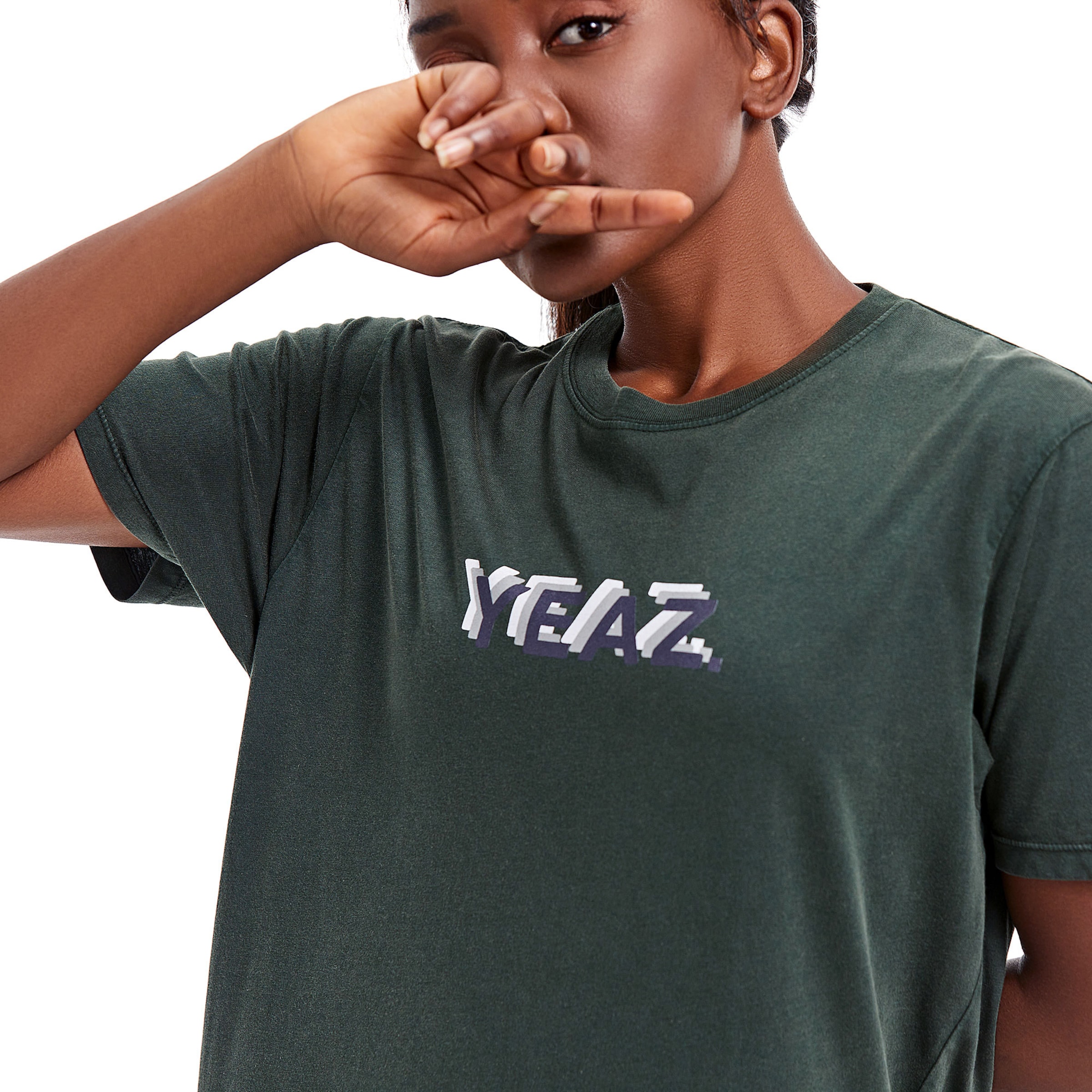 YEAZ Футболка 'Chawlay' в Зеленый