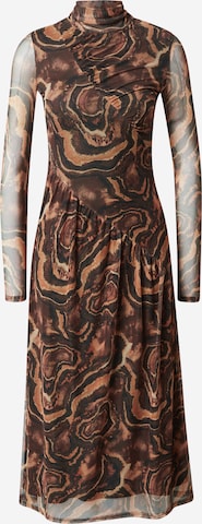 Warehouse Sukienka 'Marble' w kolorze brązowy: przód