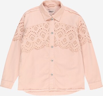 Veste mi-saison 'Elena' KIDS ONLY en rose : devant