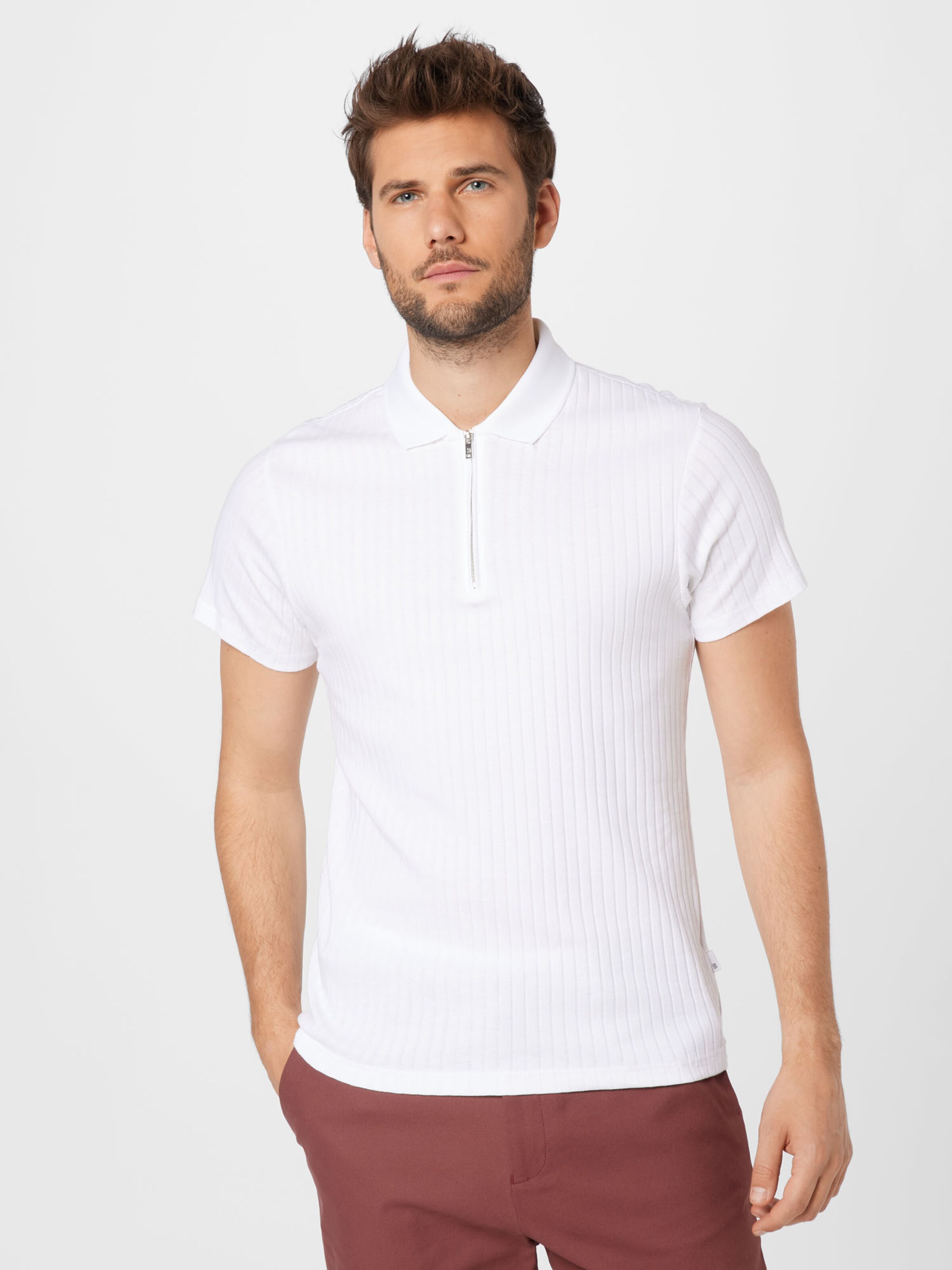 Männer Shirts BURTON MENSWEAR LONDON Shirt in Weiß - FY66319 Männer Shirts BURTON MENSWEAR LONDON Shirt in Weiß - FY66319