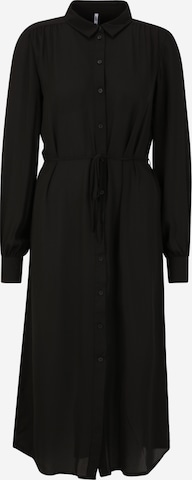 JDY Tall Košilové šaty 'MOCCA' – černá: přední strana