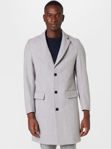 Lindbergh Between-Seasons Coat in Grey: front