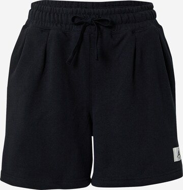 Jordan Regular Trousers in Black: front