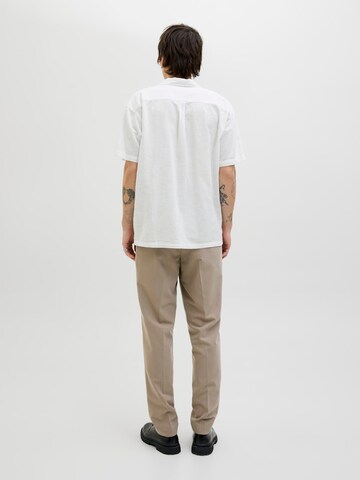 JACK & JONES Классический крой Рубашка 'JJESummer Resort' в Белый