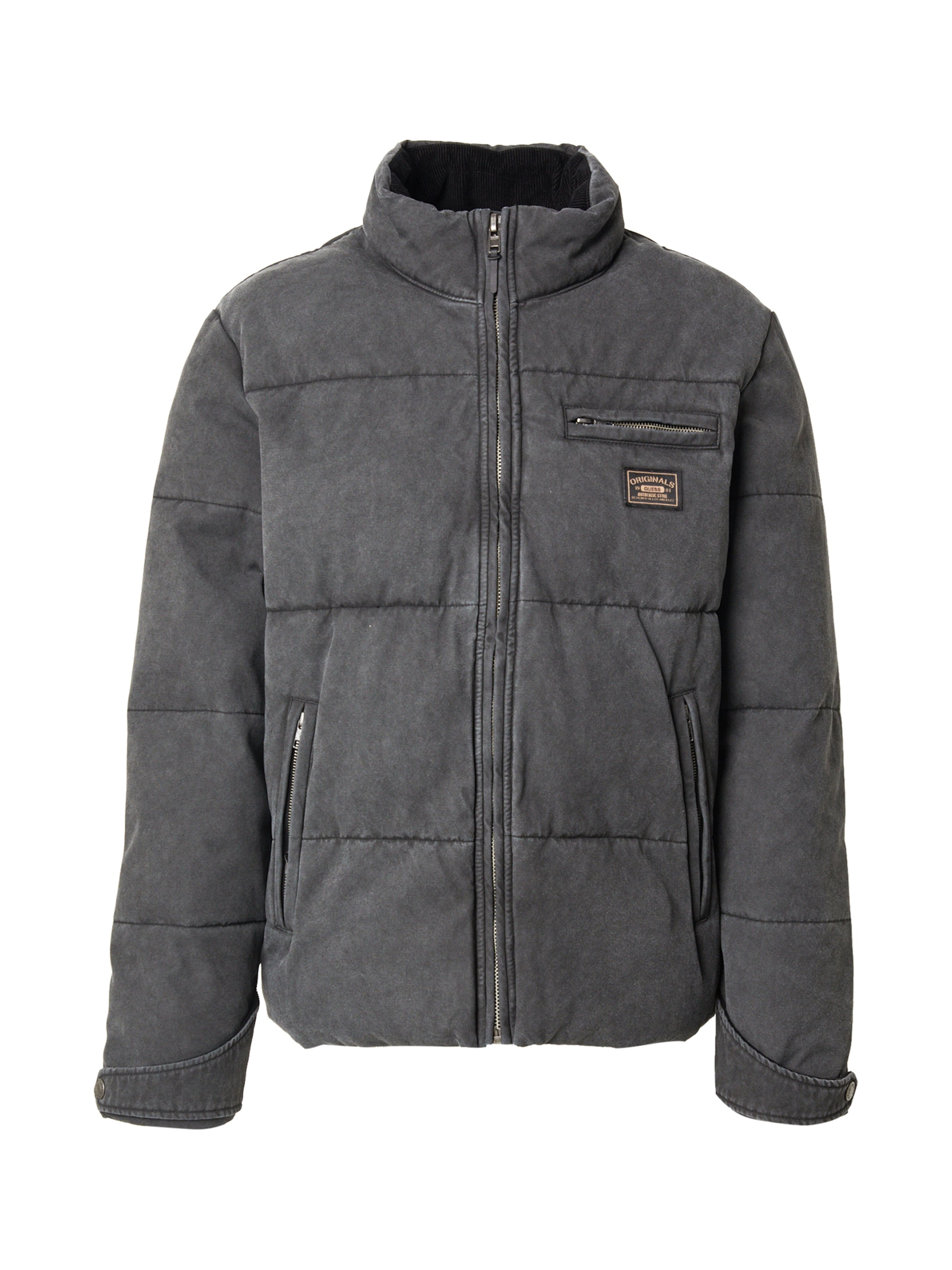 GUESS Originals Téli dzseki - szürke: elől