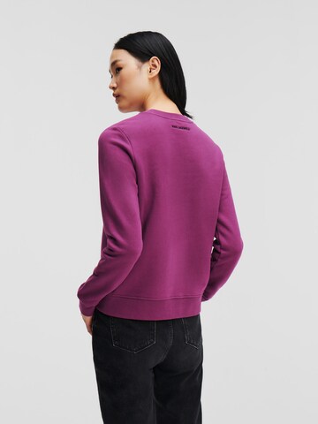 Karl Lagerfeld Sweatshirt 'Ikonik' in Purple