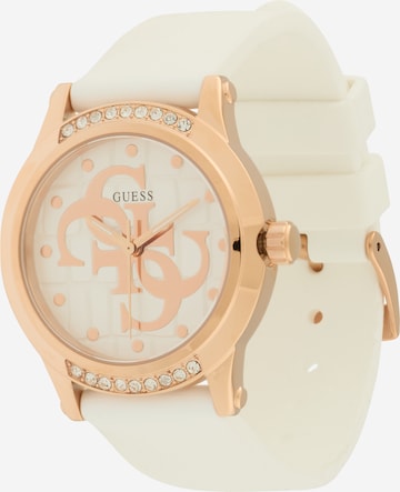 GUESS Аналоговые часы 'Annette' в Белый: спереди