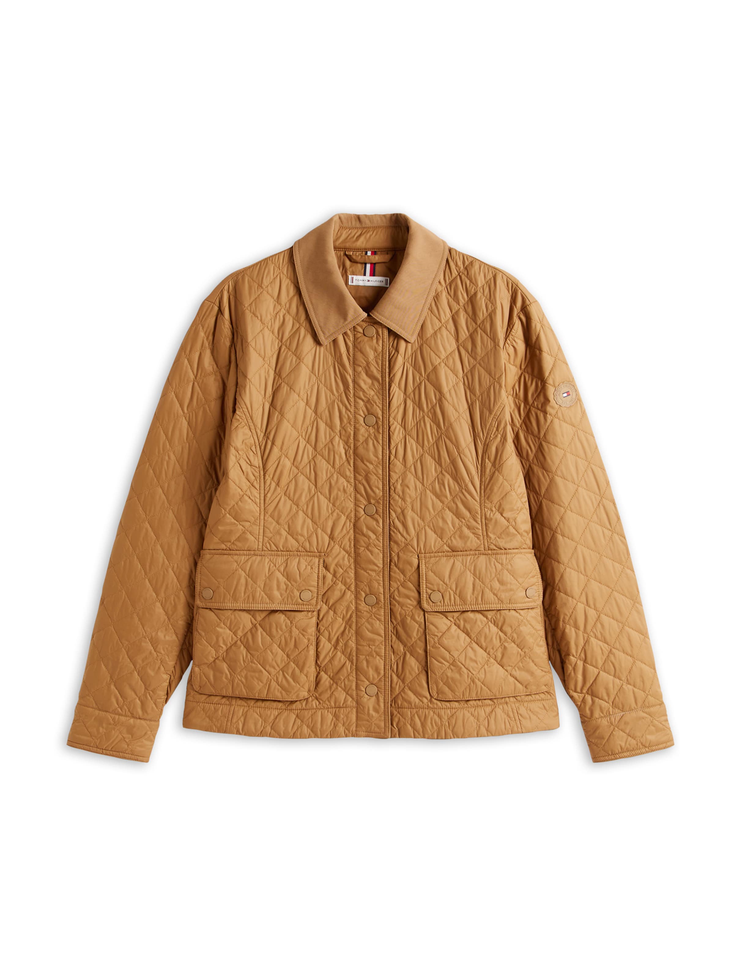 TOMMY HILFIGER - Chaqueta de entretiempo en marrón: frente