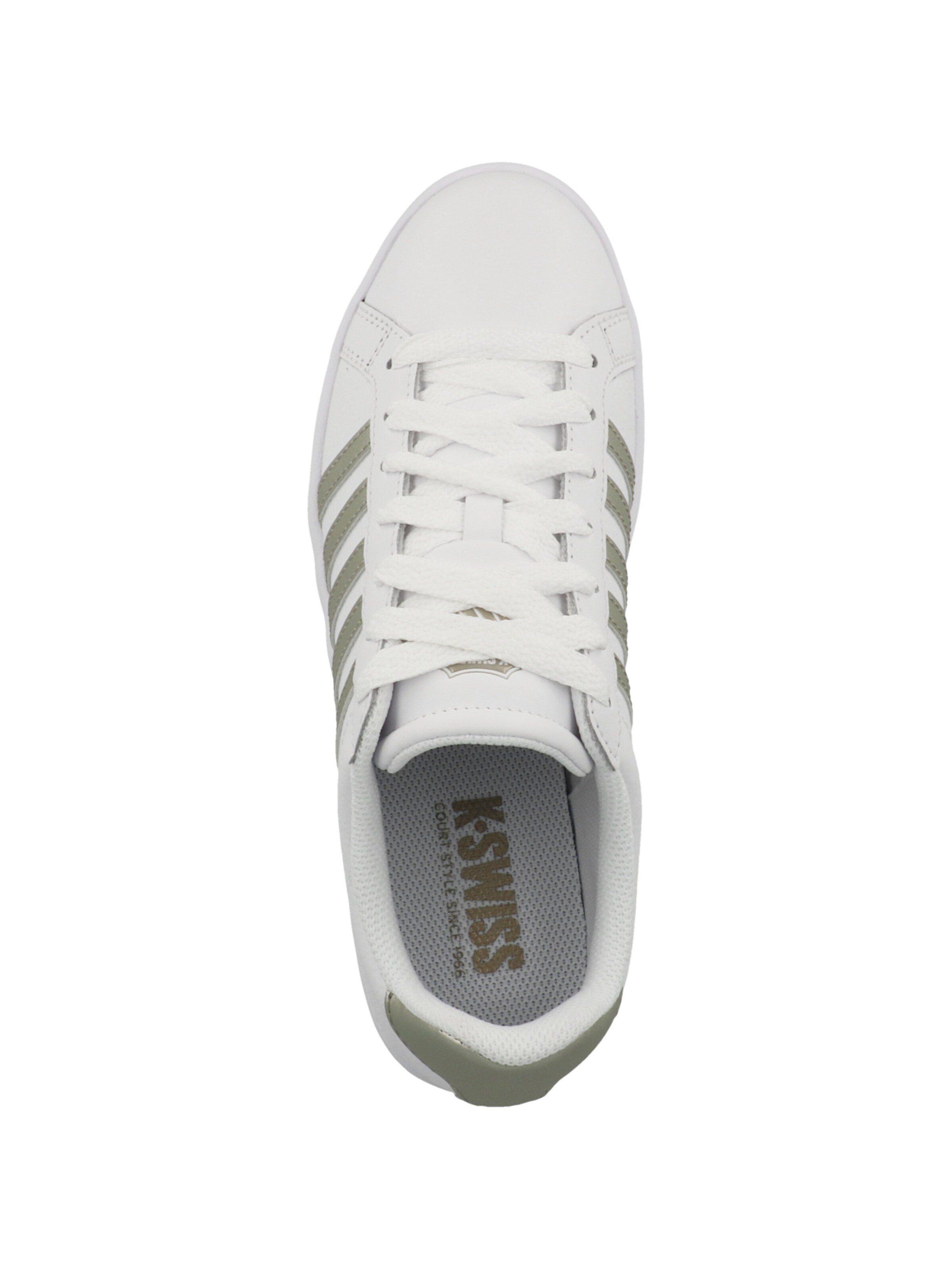 K-SWISS - Sapatilhas baixas 'Court Tiebreak' em branco