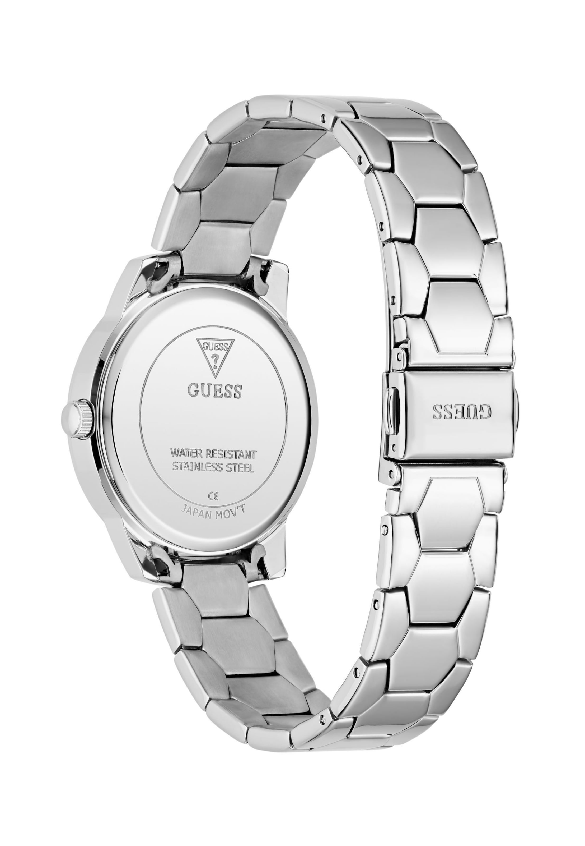 GUESS Analogt ur 'WINNI' i sølv