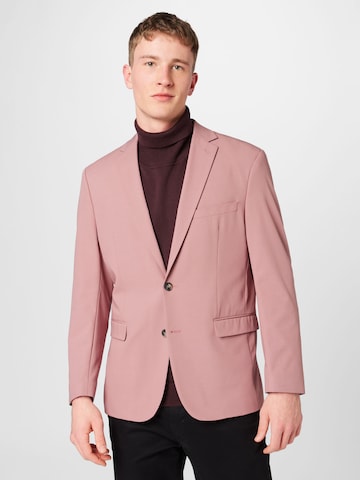 Coupe regular Veste de costume 'LIAM' SELECTED HOMME en rose : devant