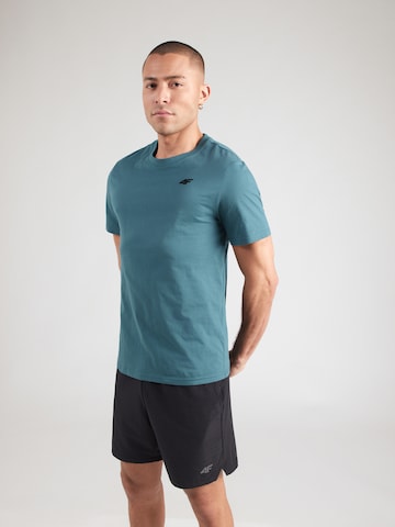 4FTehnička sportska majica - zelena boja: prednji dio