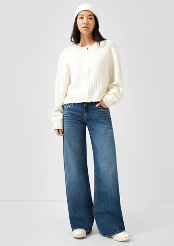 QS Wide leg Jeans 'Catie' in Blauw: voorkant