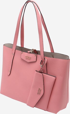 GUESS Nákupní taška 'BRENTON' – pink: přední strana