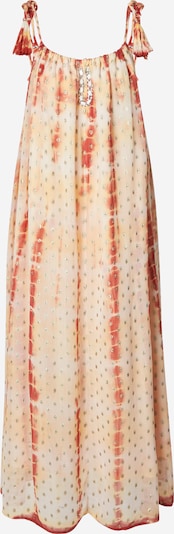 Rochie 'AFRICA' Derhy pe auriu / portocaliu pastel / portocaliu închis, Vizualizare produs