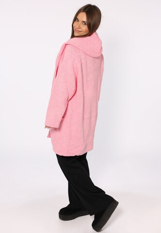 Zwillingsherz Fleece jacket in Pink: side