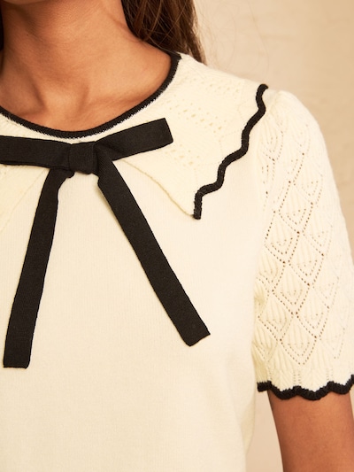 love & roses Sweater in XS in Black / Off white, Item view