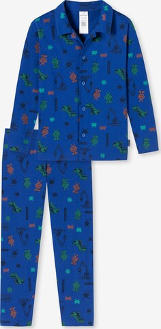 uncover by SCHIESSER Pyjama 'Dinos & Robots' in Blau: predná strana