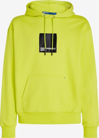 Sweat-shirt KARL LAGERFELD JEANS en jaune : devant