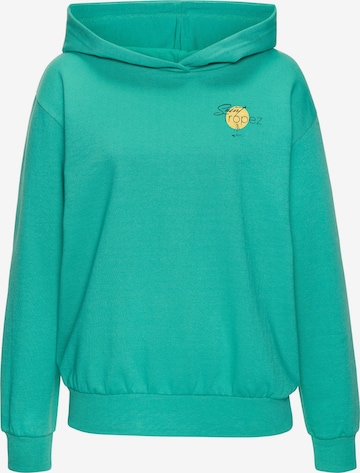 BENCH Sweatshirt i grøn: forside